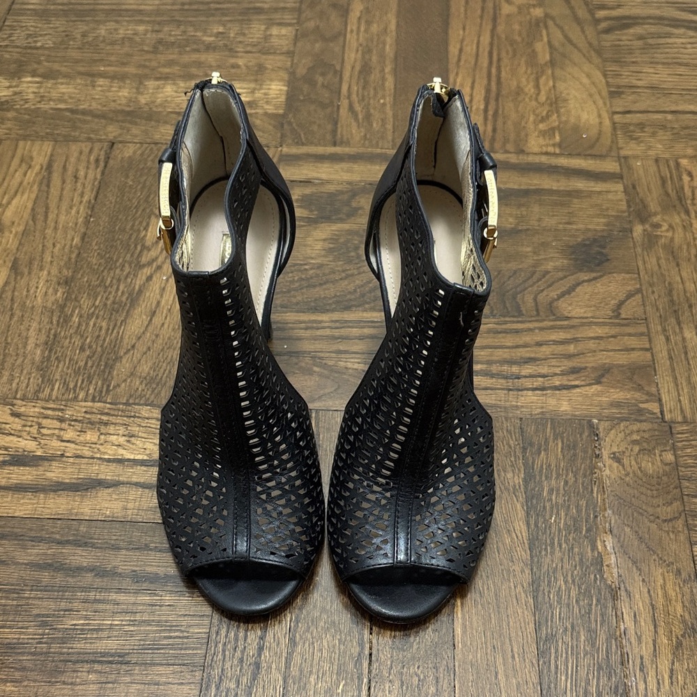 Louise et Cie Black Cutout Heels